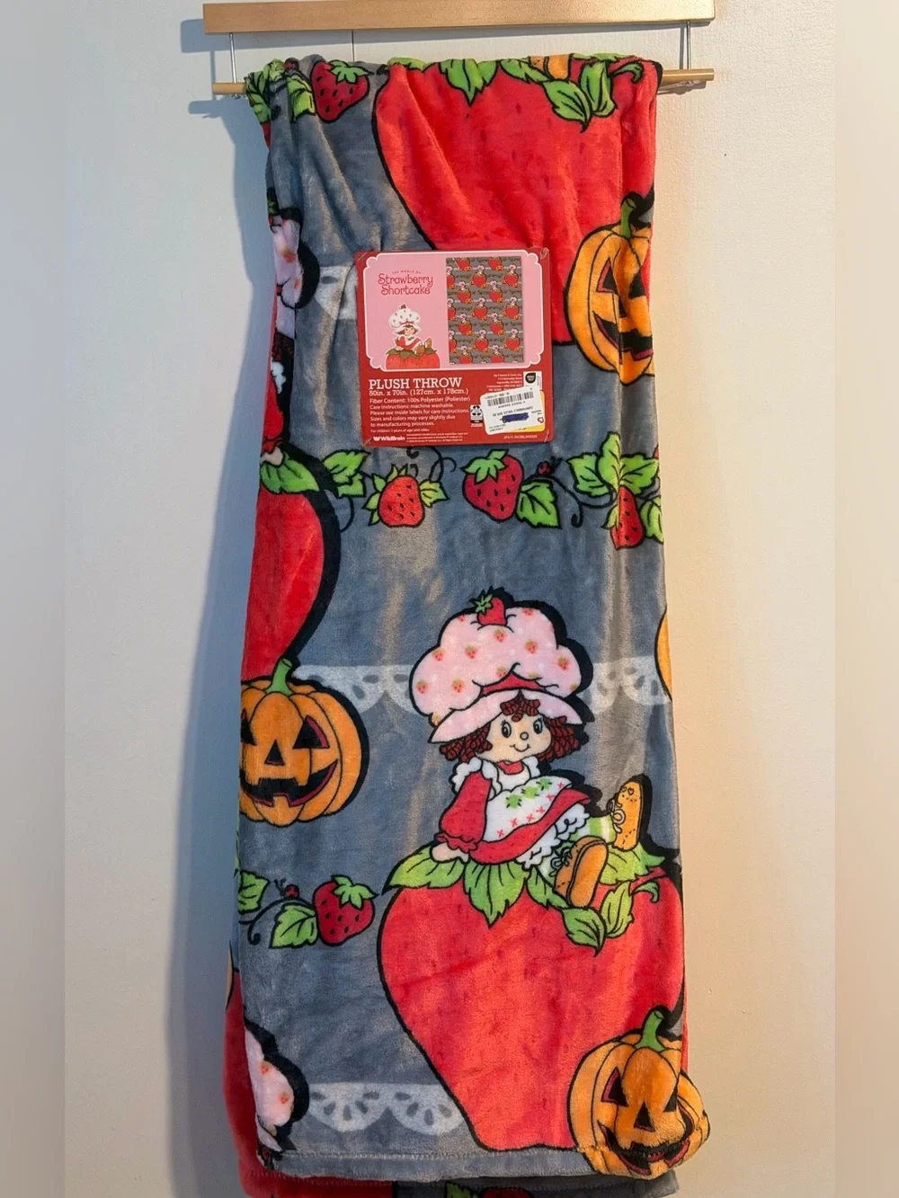Strawberry Shortcake Halloween Blanket